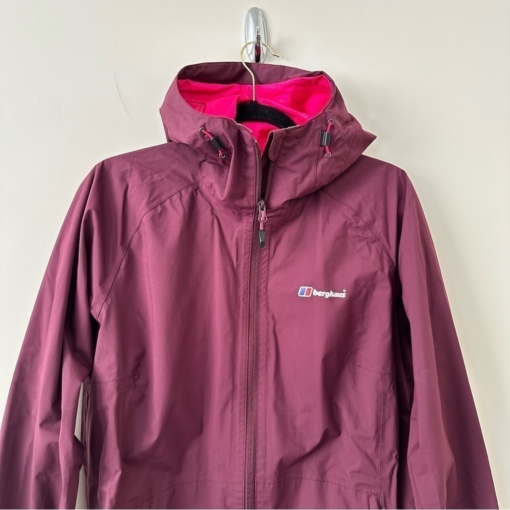 Berghaus-Womens Light Trek Hydroshell Jacket in Maroon/Burgundy - Picture 8 of 15
